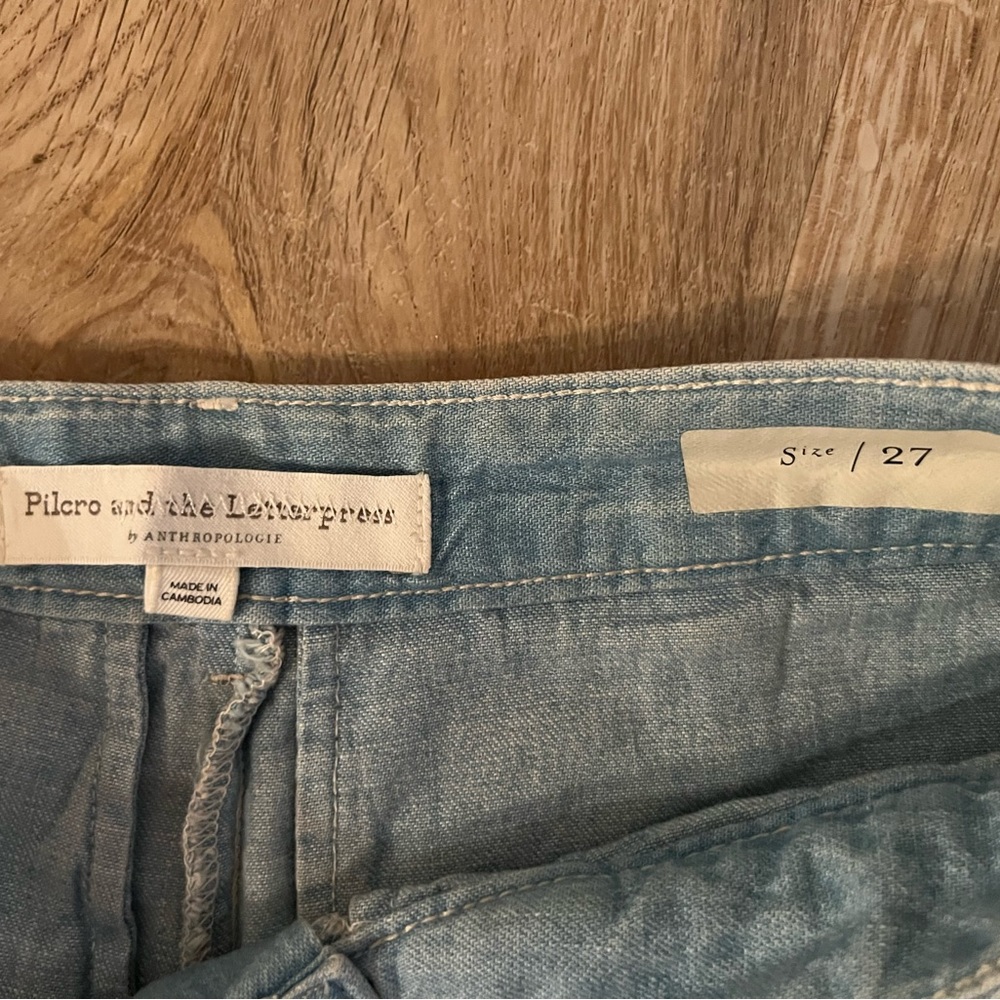 Pilcro and the Letterpress Wide-legged Capris